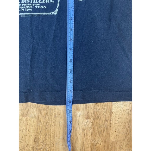 VTG Rare 1988 Jack Daniels Logo Retro Font Black Tshirt M/L Single Stitch - Picture 8 of 8